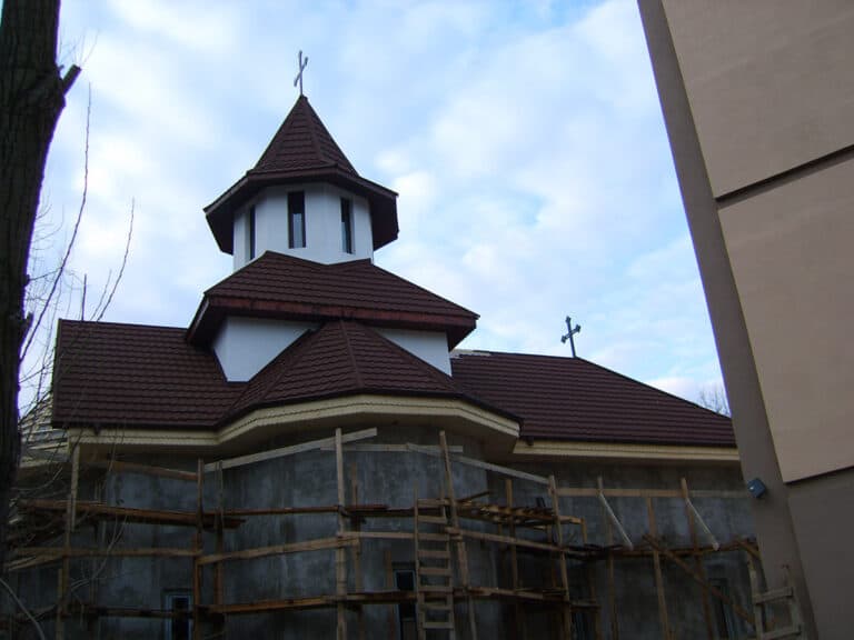Montaj acoperis Biserica Soborul Maicii Domnului