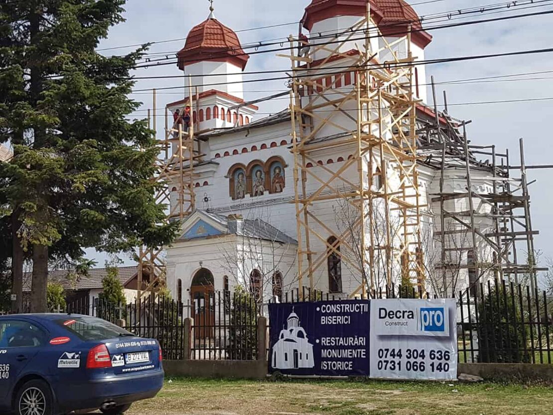 Montaj acoperis Biserica Ortodoxa Bod